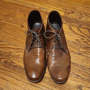 Cole Haan Brown Leather Chukka Boots
